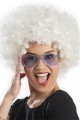 Beyaz Renk Kıvırcık Afro Bonus Peruk Beyaz Renk Kıvırcık Afro Bonus Peruk (Lisinya)