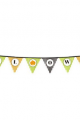 Cadılar Bayramı Kabak Temalı Halloween Yazılı Banner Süs Flama 3 Metre (Lisinya)
