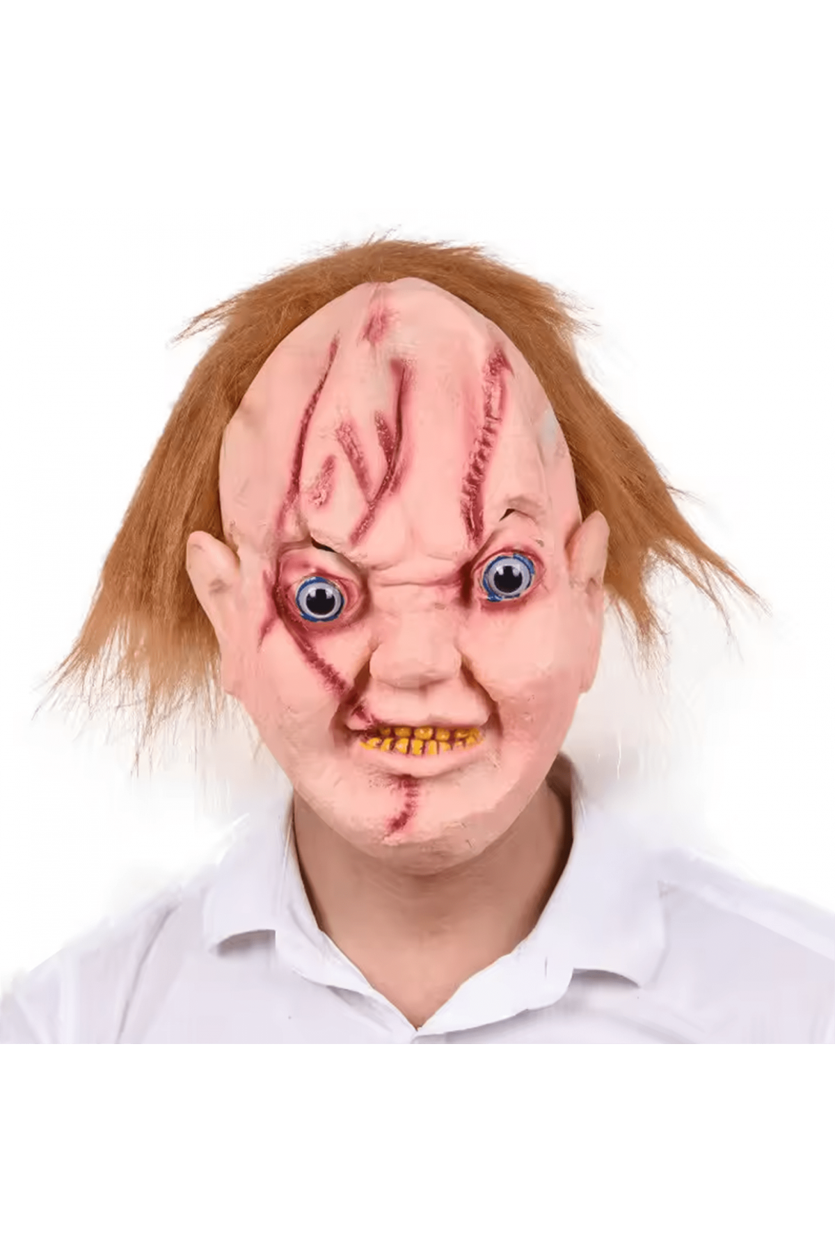 Çaki Maskesi Kahverengi Saçlı Lateks Et Chucky Çaki Maskesi (Lisinya) Çaki Maskesi Kahverengi Saçlı Lateks Et Chucky Çaki Maskesi (Lisinya)