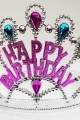 Gümüş Renk Happy Birthday Yazılı Doğum Günü Tacı 60 cm Gümüş Renk Happy Birthday Yazılı Doğum Günü Tacı 60 cm (Lisinya)