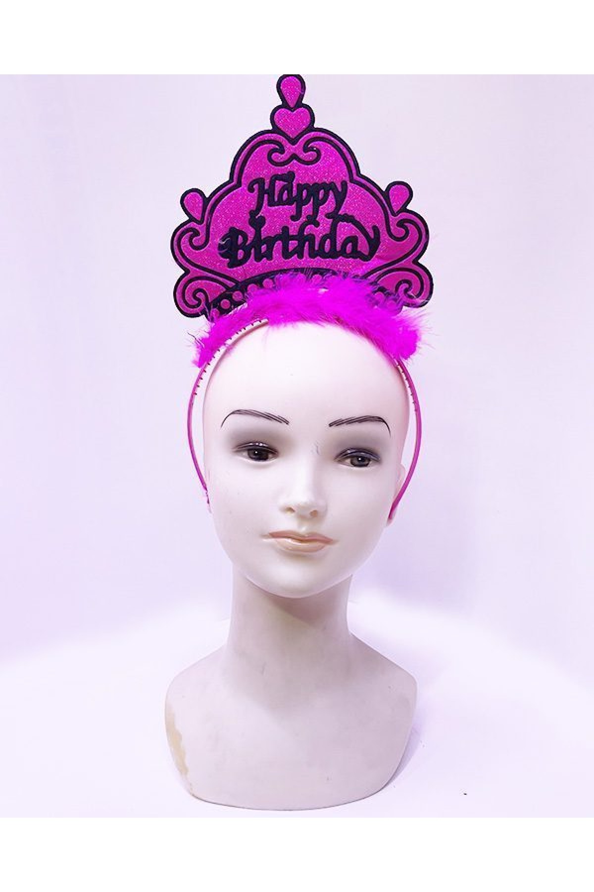 Happy Birthday Neon Fuşya Renk Doğum Günü Tacı 24x15 cm Happy Birthday Neon Fuşya Renk Doğum Günü Tacı 24x15 cm (Lisinya)