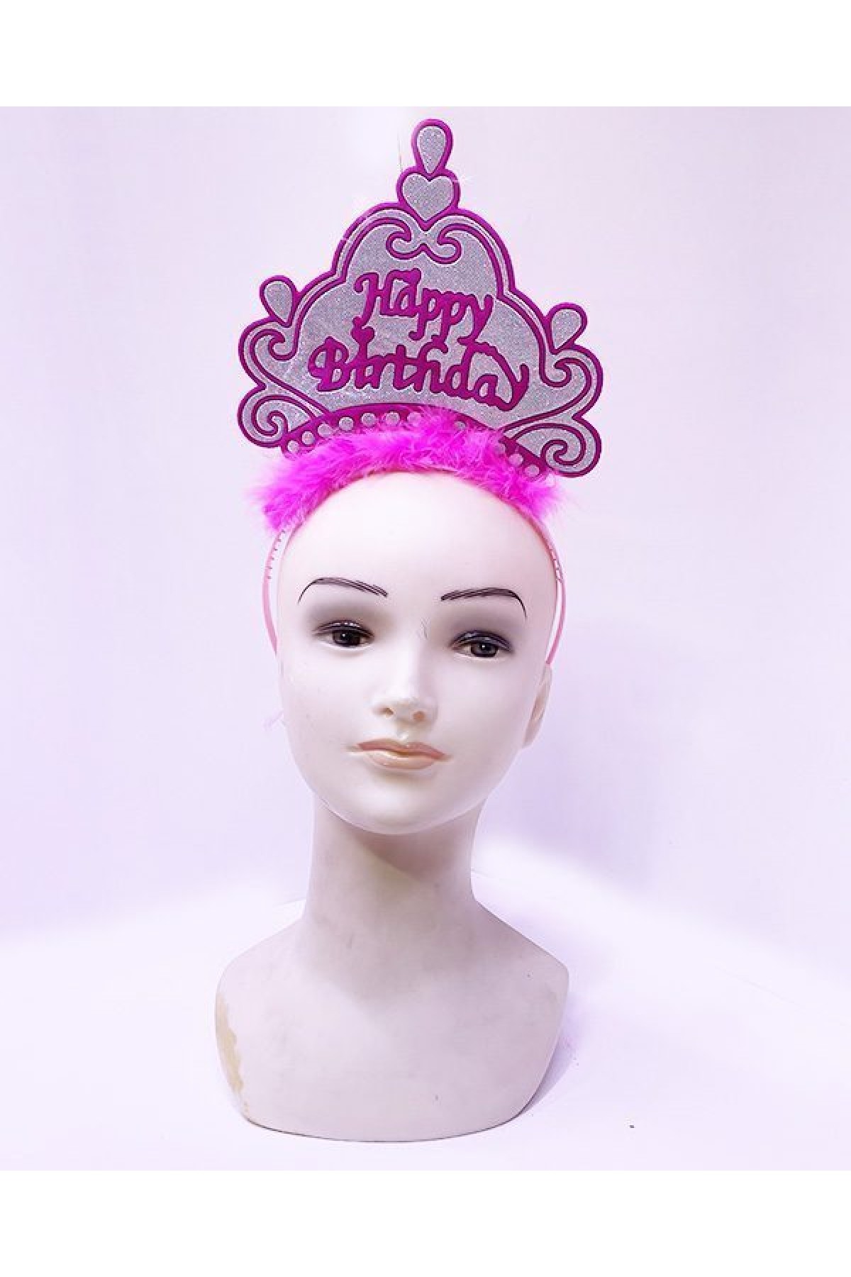 Happy Birthday Neon Pembe Renk Doğum Günü Tacı 24x15 cm Happy Birthday Neon Pembe Renk Doğum Günü Tacı 24x15 cm (Lisinya)