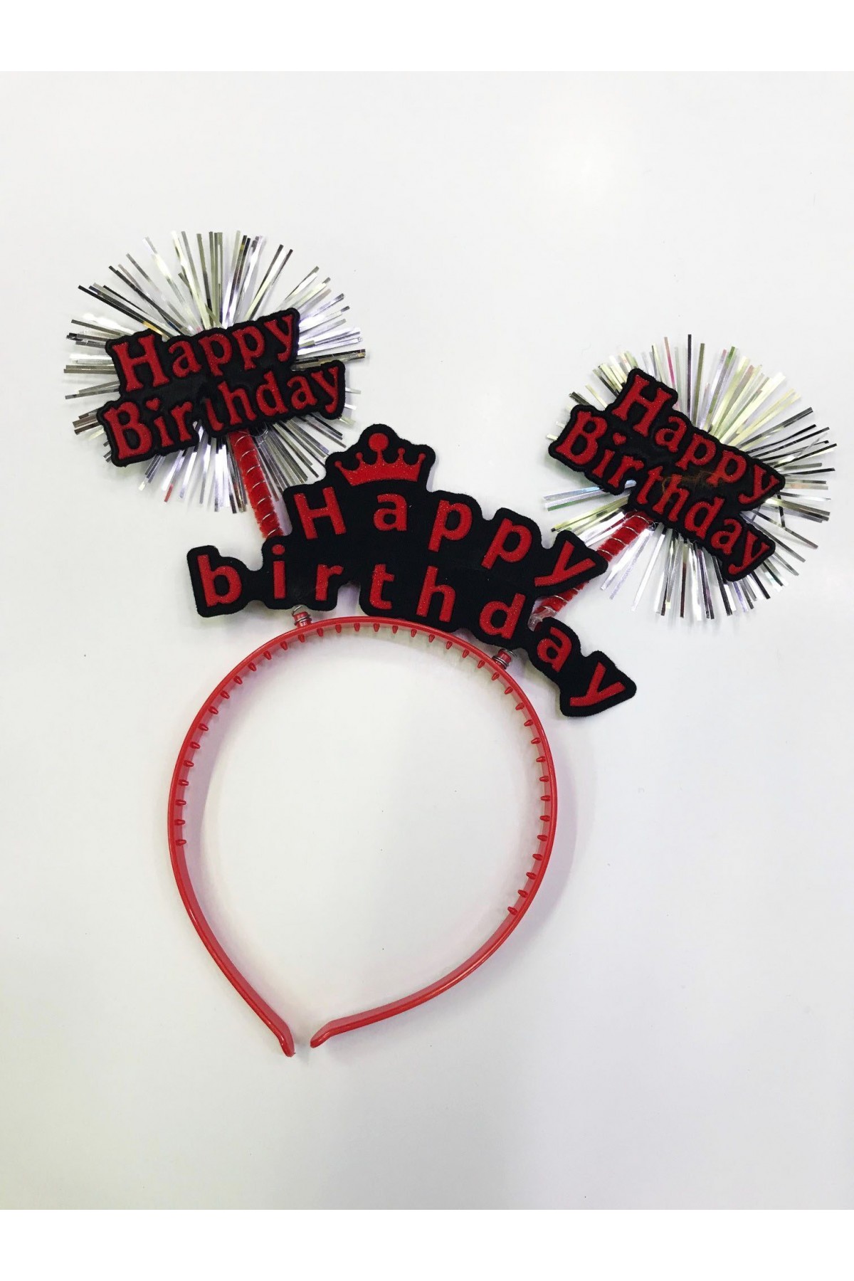 Happy Birthday Neon Renk Doğum Günü Tacı 12 Adet Happy Birthday Neon Renk Doğum Günü Tacı 12 Adet (Lisinya)