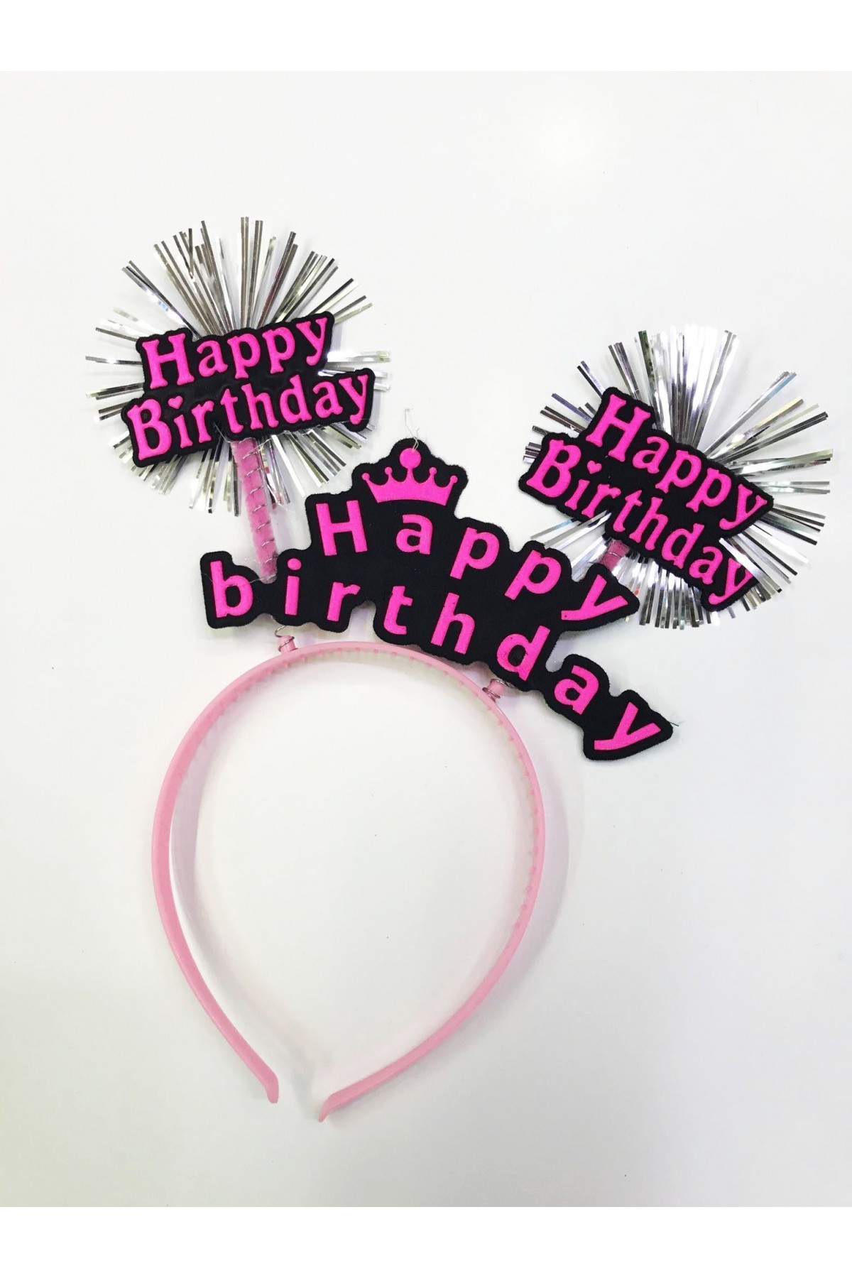Happy Birthday Neon Renk Doğum Günü Tacı 12 Adet Happy Birthday Neon Renk Doğum Günü Tacı 12 Adet (Lisinya)