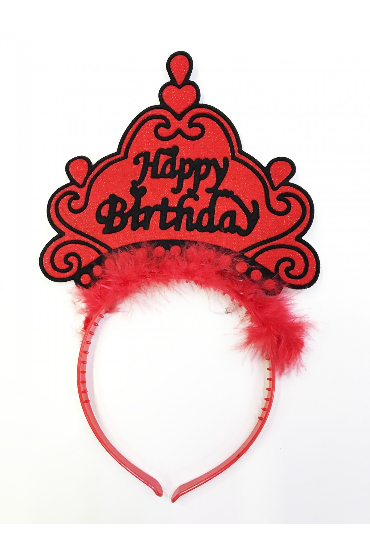 Happy Birthday Yazılı Neon Renk Taç 12 Adet Happy Birthday Yazılı Neon Renk Taç 12 Adet (Lisinya)