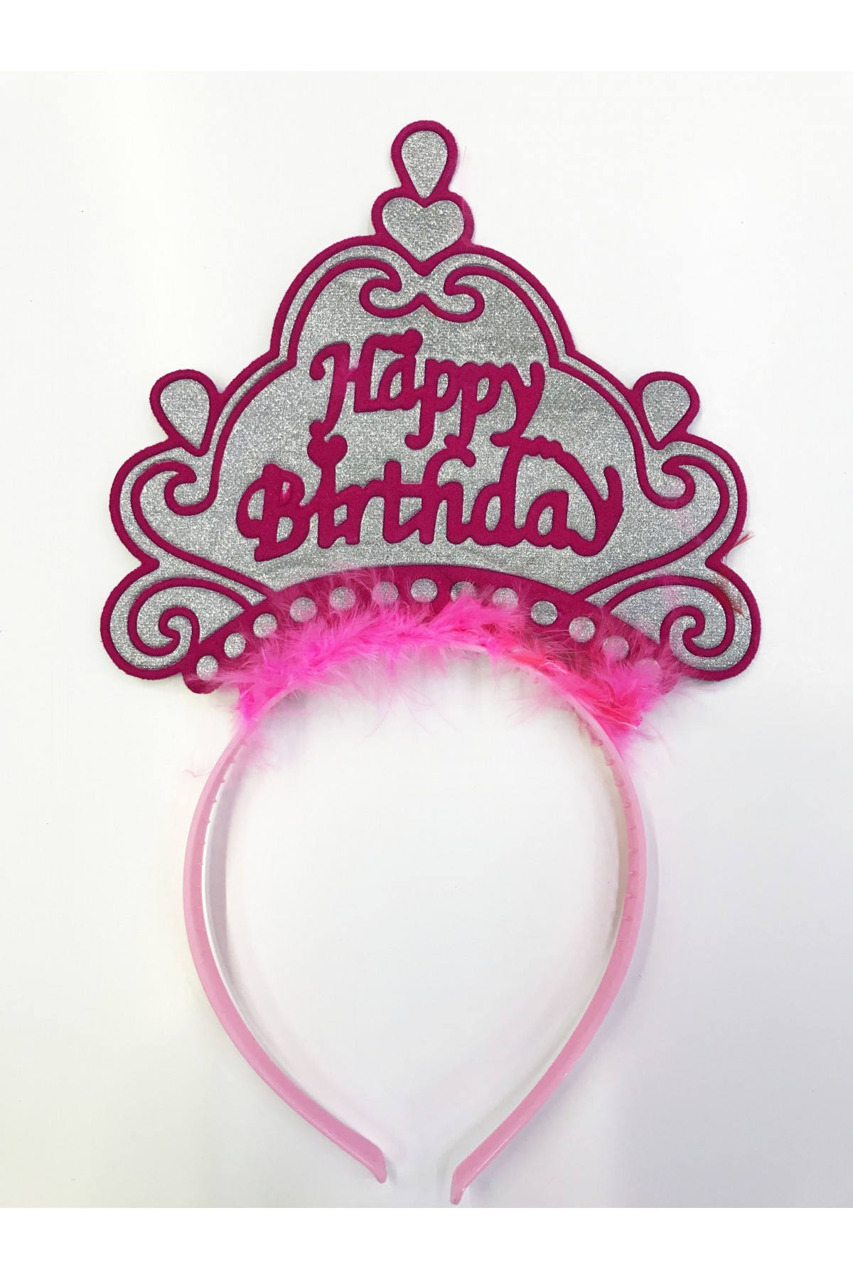 Happy Birthday Yazılı Neon Renk Taç 12 Adet Happy Birthday Yazılı Neon Renk Taç 12 Adet (Lisinya)