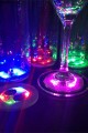 Işıklı Yapışkanlı Bardak Altı Aparatı Ledli 3 Fonksiyonlu 6 cm Çap