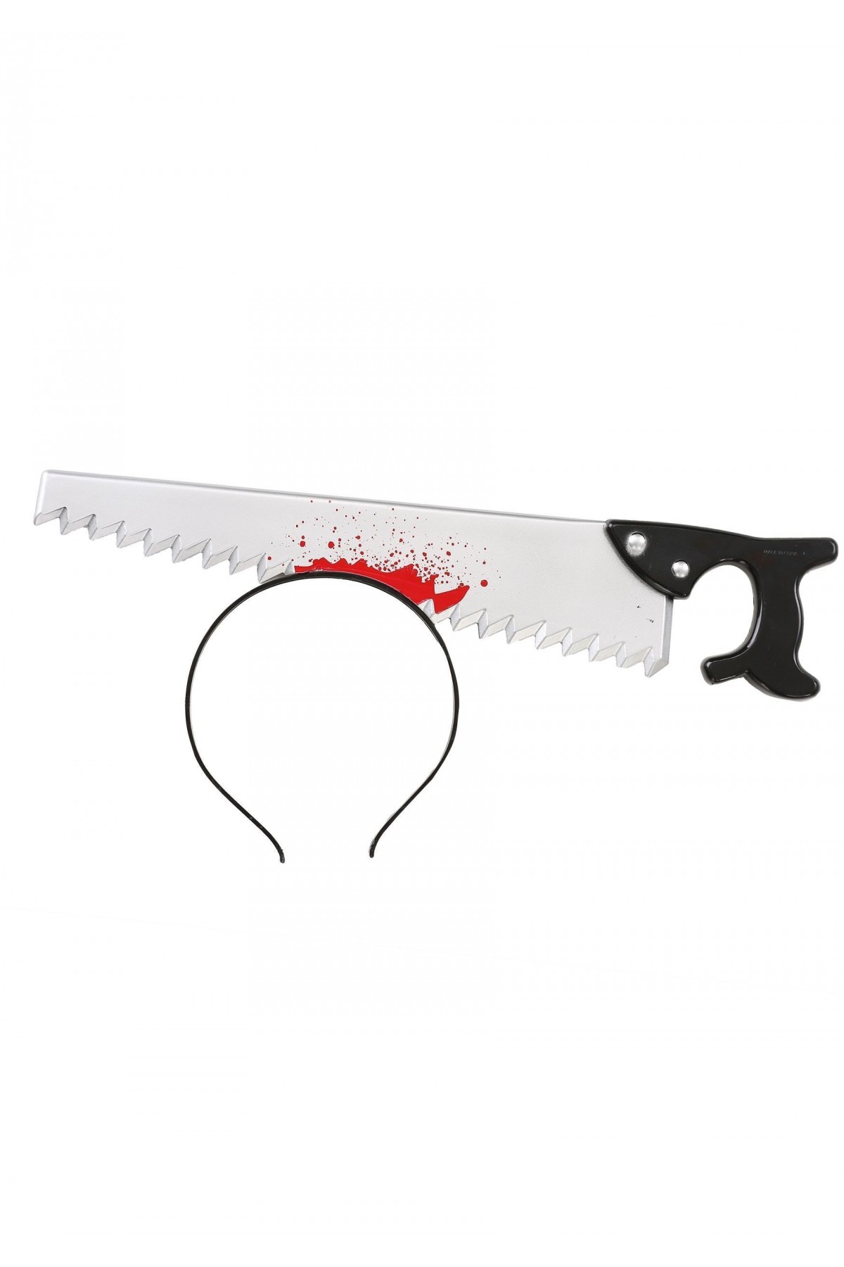 Kafaya Saplanmış Halloween Kanlı Testere Şaka Tacı  (Lisinya)