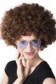 Kahve Renk Kıvırcık Afro Bonus Peruk Kahve Renk Kıvırcık Afro Bonus Peruk (Lisinya)