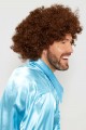 Kahve Renk Kıvırcık Afro Bonus Peruk Kahve Renk Kıvırcık Afro Bonus Peruk (Lisinya)