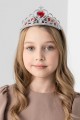 Kalp Taşlı Kırmızı Renk Karlar Ülkesi Elsa Anna Frozen Tacı Kalp Taşlı Kırmızı Renk Karlar Ülkesi Elsa Anna Frozen Tacı