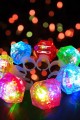 Kristal Tasarımlı Led Glow Işıklı 3 Modlu Gümüş Yüzük 3.5 x 5 cm