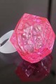 Kristal Tasarımlı Led Glow Işıklı 3 Modlu Pembe Yüzük 3.5 x 5 cm