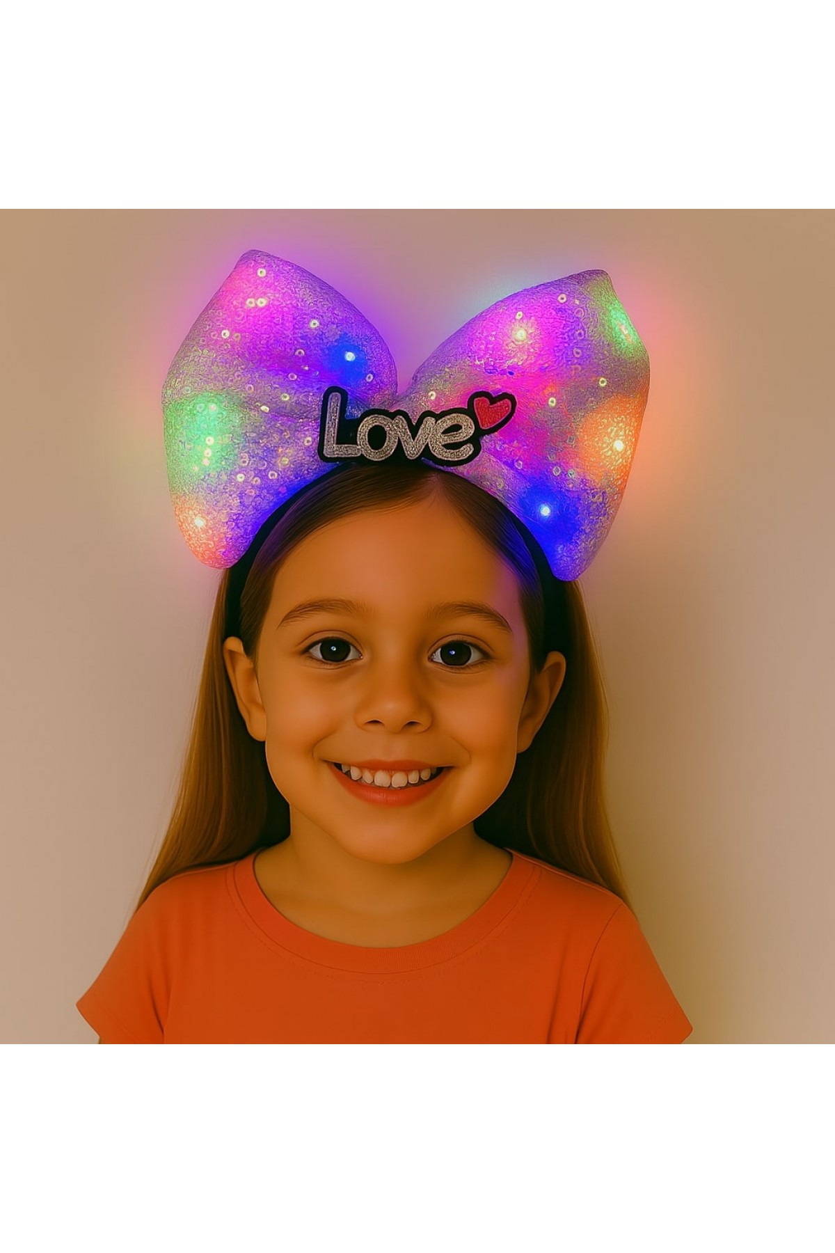 LED Işıklı Love Yazılı Mor Fiyonk Taç – Kız Çocuk Parti Tacı LED Işıklı Love Yazılı Mor Fiyonk Taç – Kız Çocuk Parti Tacı