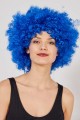 Mavi Renk Kıvırcık Afro Bonus Peruk Mavi Renk Kıvırcık Afro Bonus Peruk (Lisinya)