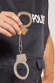 Metal Malzemeden İmal Anahtarlı Oyuncak Polis Kelepçesi Metal Malzemeden İmal Anahtarlı Oyuncak Polis Kelepçesi (Lisinya)
