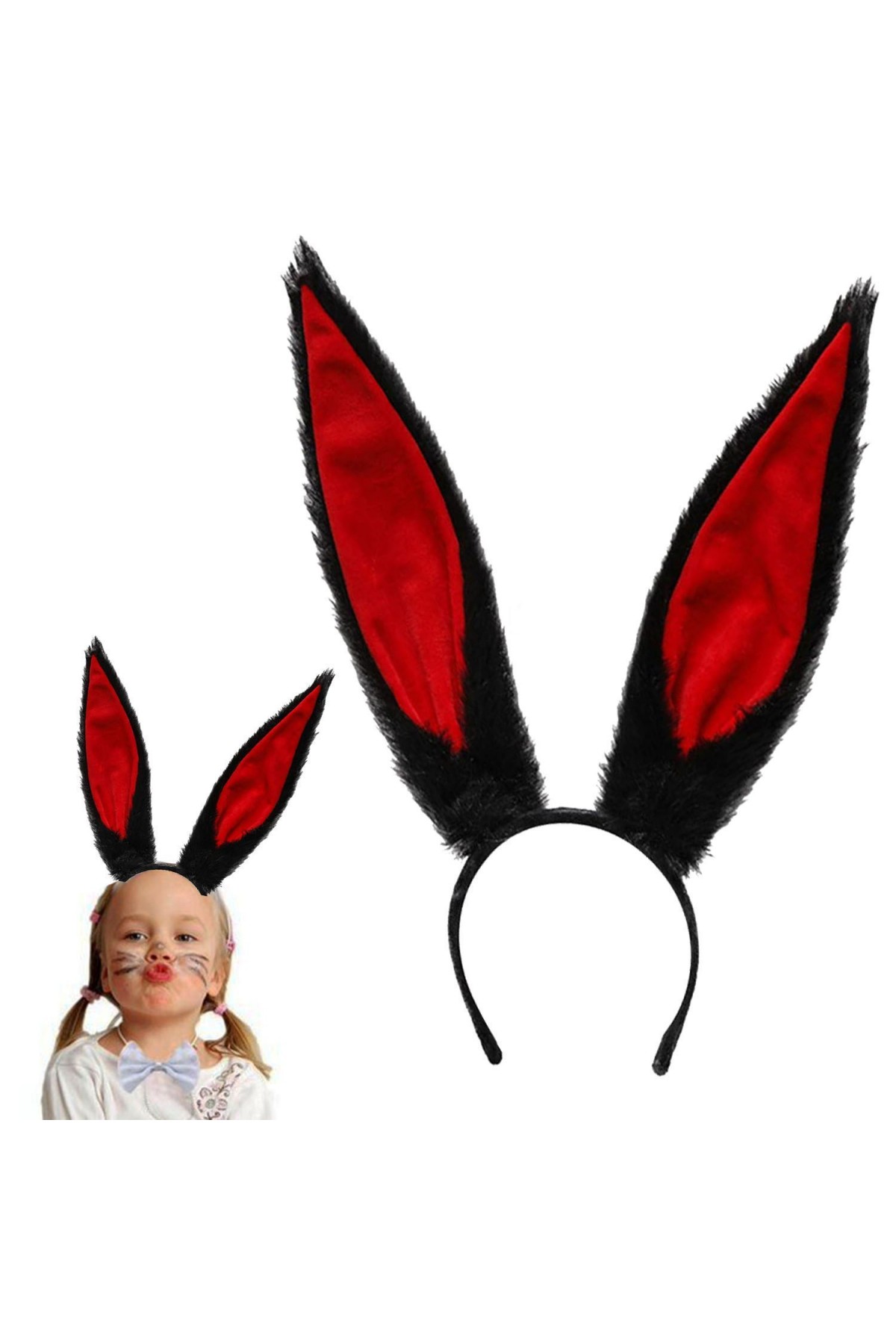 Peluş Malzemeden İmal Mega Boy Şekil Verilebilir Tavşan Kulağı Siyah 14X43 cm Peluş Malzemeden İmal Mega Boy Şekil Verilebilir Tavşan Kulağı Siyah 14X43 cm (Lisinya)