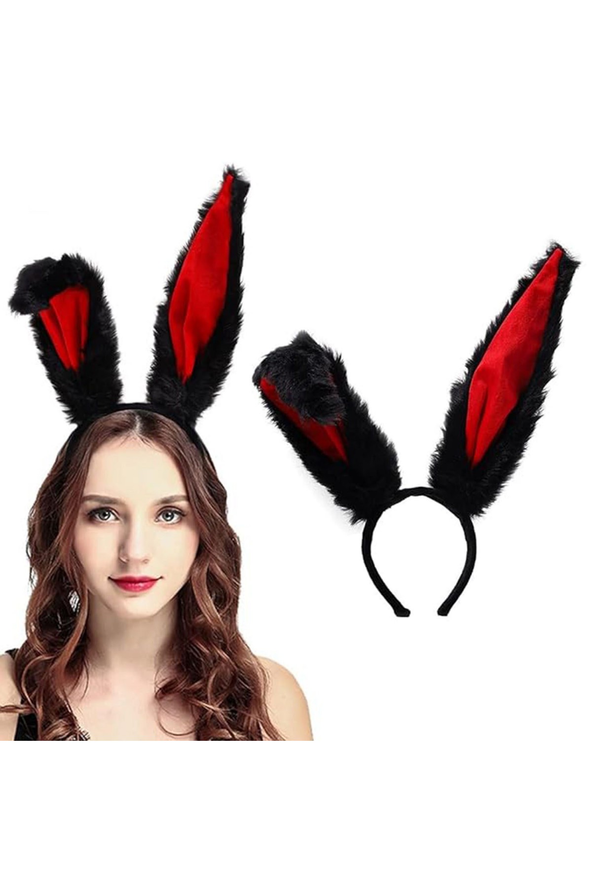 Peluş Malzemeden İmal Mega Boy Şekil Verilebilir Tavşan Kulağı Siyah 14X43 cm Peluş Malzemeden İmal Mega Boy Şekil Verilebilir Tavşan Kulağı Siyah 14X43 cm (Lisinya)