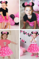 Pembe Fiyonklu Minnie Mouse Tacı Mini Kulak Pembe Fiyonklu Minnie Mouse Tacı Mini Kulak