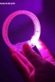 Pembe Led Işıklı Baskı Yapılabilen Pilli Bileklik Bilezik 1,5 cm Genişlik Pembe Led Işıklı Baskı Yapılabilen Pilli Bileklik Bilezik 1,5 cm Genişlik