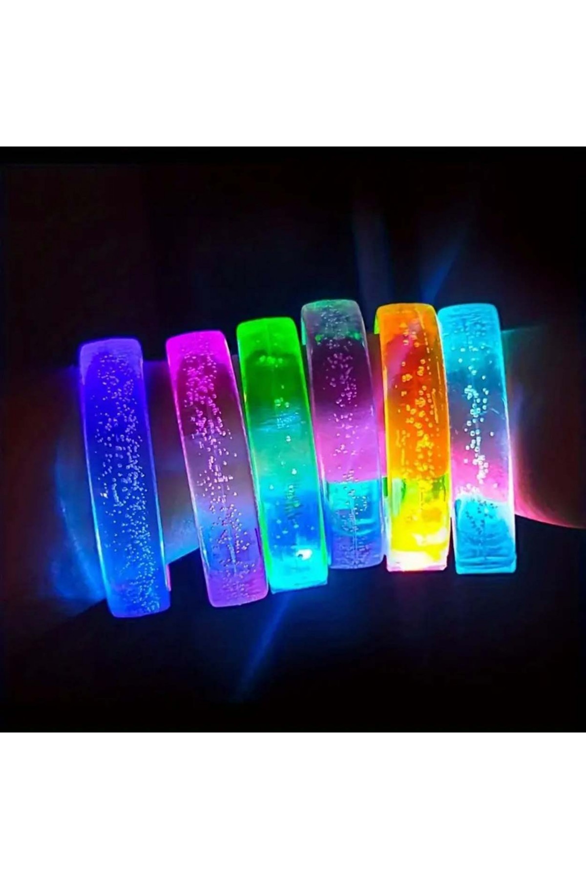 Pembe Led Işıklı Baskı Yapılabilen Pilli Bileklik Bilezik 1,5 cm Genişlik Pembe Led Işıklı Baskı Yapılabilen Pilli Bileklik Bilezik 1,5 cm Genişlik
