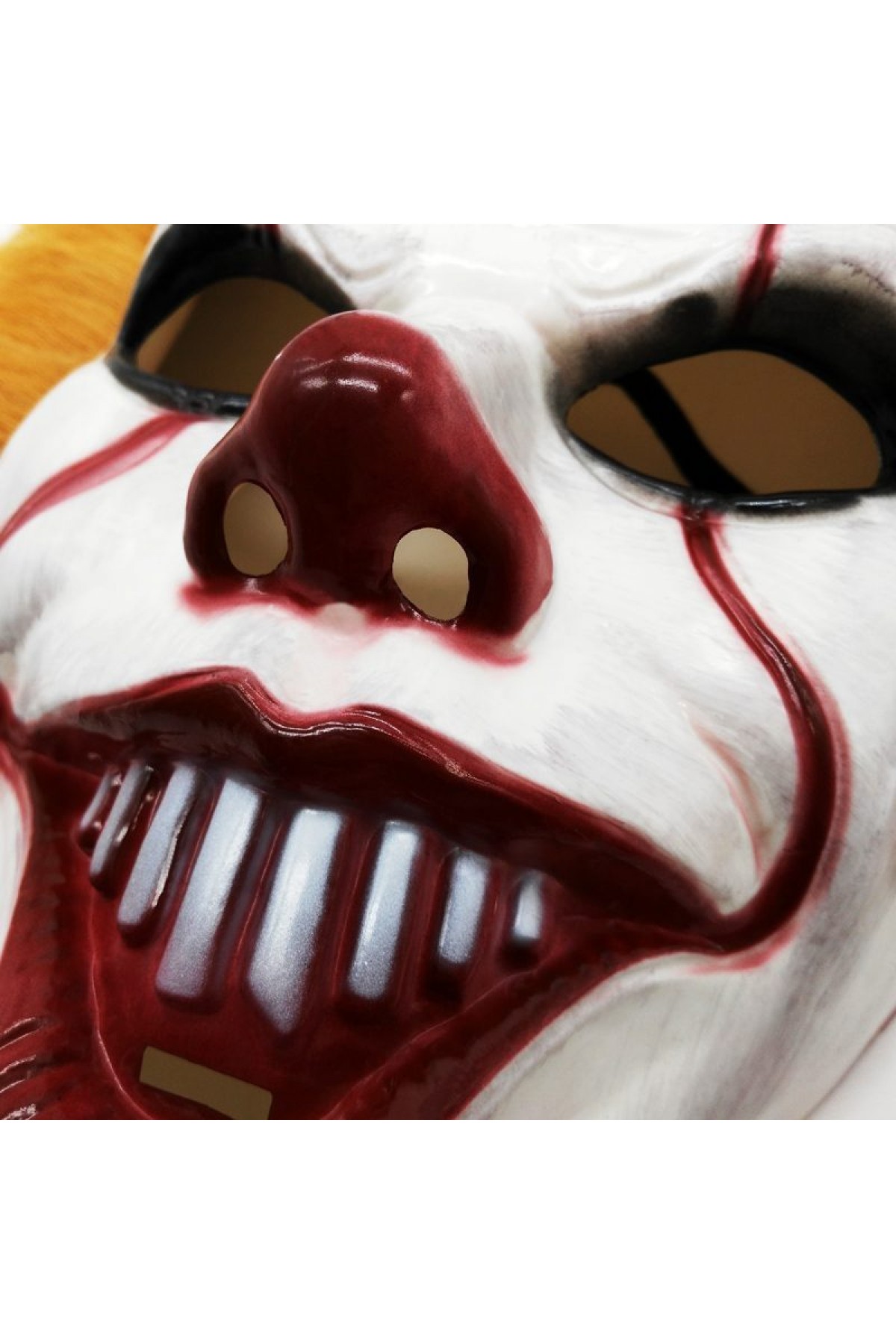 Plastik Joker Maskesi Killer Palyaço Maskesi  (Lisinya)