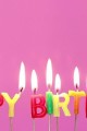 Rengarenk Happy Birthday Yazılabilen Doğum Günü Mumu (Lisinya)