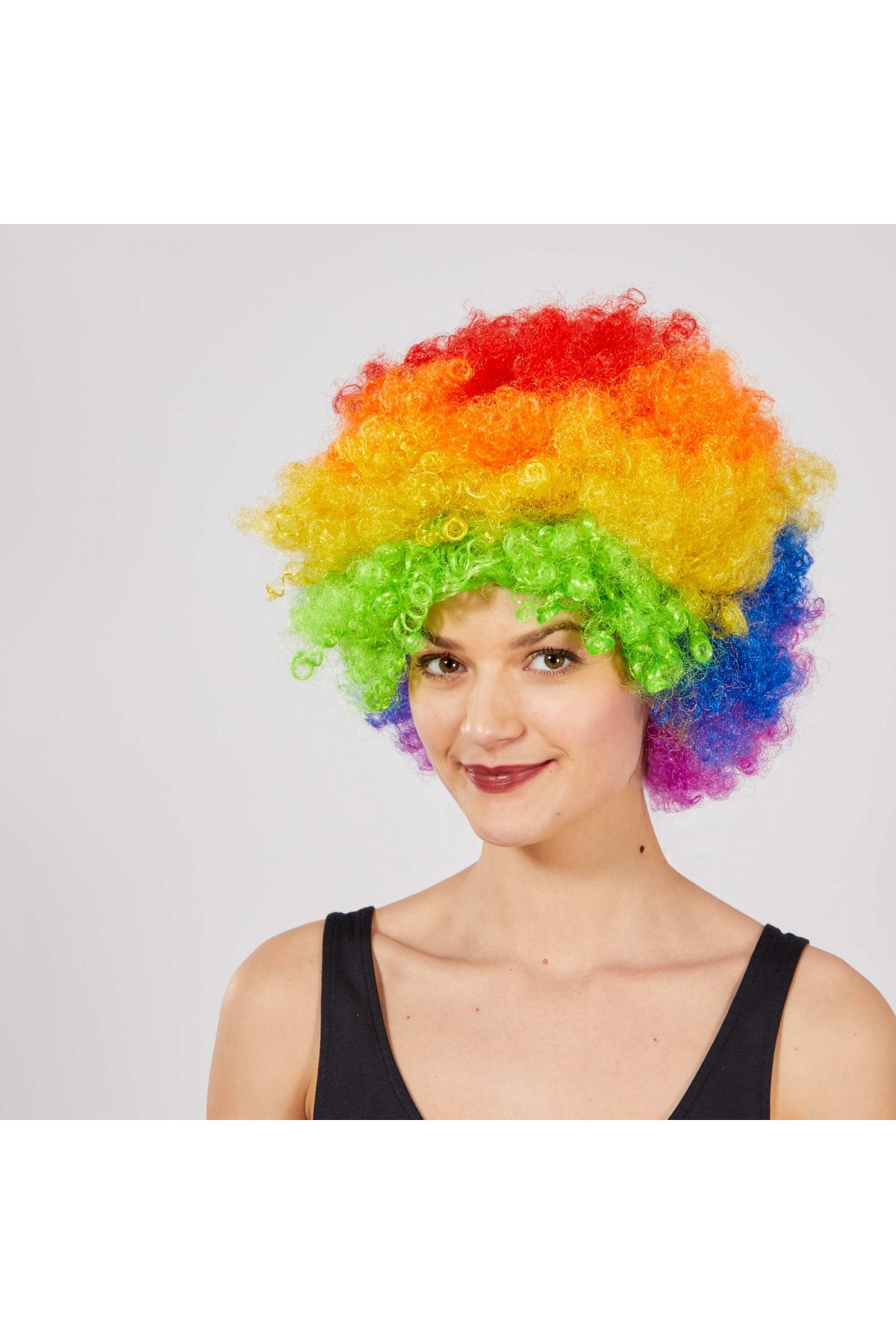 Rengarenk Kıvırcık Afro Bonus Peruk Rengarenk Kıvırcık Afro Bonus Peruk (Lisinya)