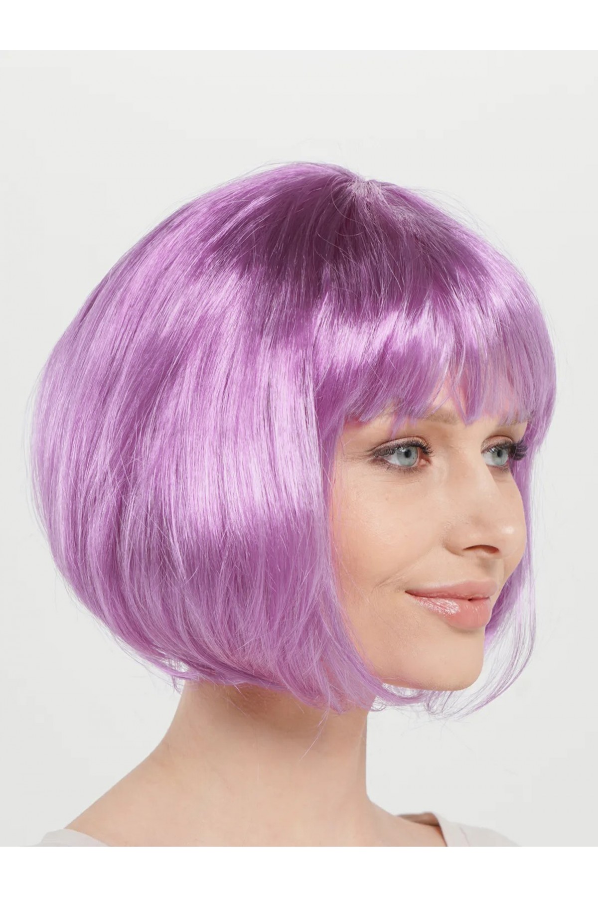 Rose Pembe Renk Düz Kesim Küt Parti Peruğu Kısa Takma Saç (Lisinya) Rose Pembe Renk Düz Kesim Küt Parti Peruğu Kısa Takma Saç (Lisinya)
