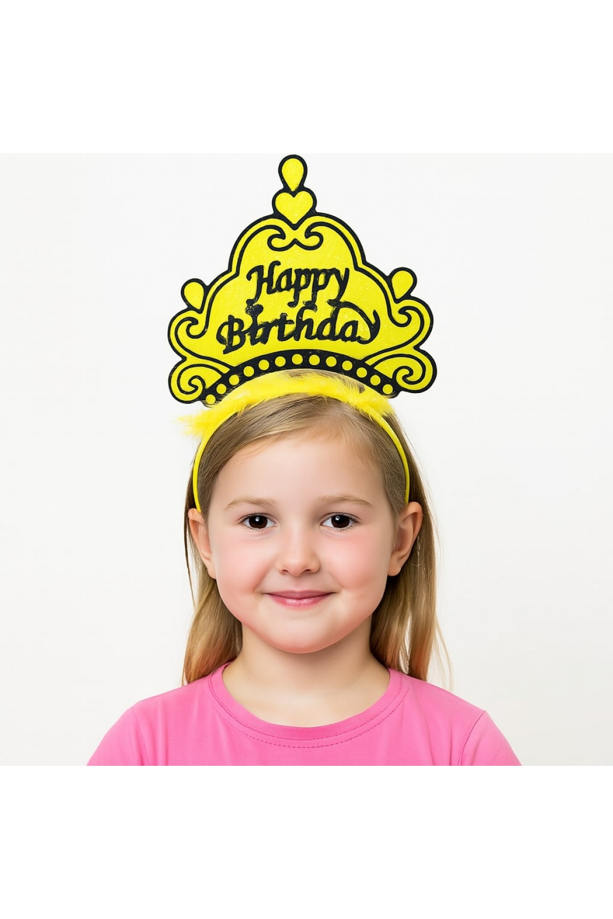 Sarı Happy Birthday Prenses Tacı – Doğum Günü Taç Aksesuarı Sarı Happy Birthday Prenses Tacı – Doğum Günü Taç Aksesuarı