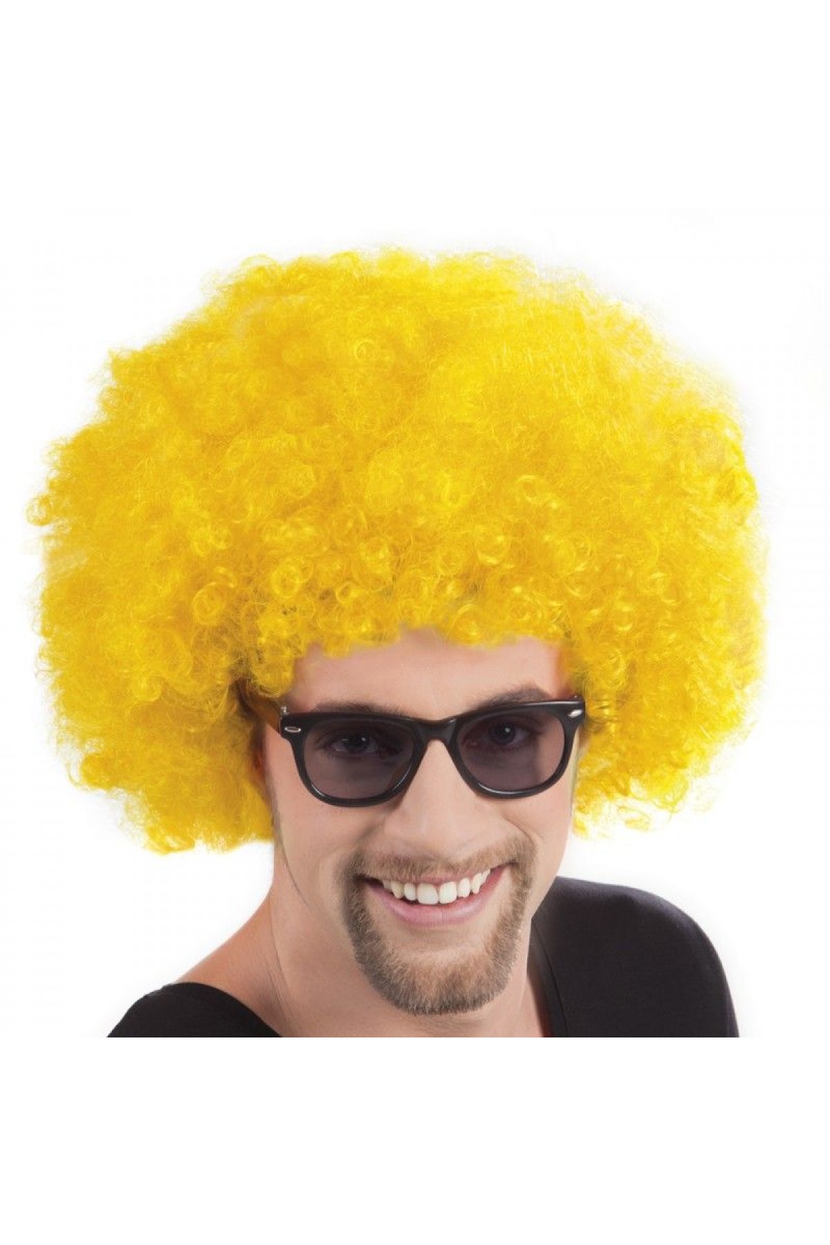 Sarı Renk Kıvırcık Afro Bonus Peruk Sarı Renk Kıvırcık Afro Bonus Peruk (Lisinya)