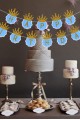 Simli Happy Birthday Flama Dekor 3 Metre Mavi Renk Simli Happy Birthday Flama Dekor 3 Metre Mavi Renk (Lisinya)