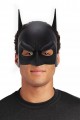 Siyah Renk Çocuk Boy Arkadan Lastikli Batman Maskesi A Kalite  20x14 cm (Lisinya)