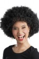 Siyah Renk Kıvırcık Afro Bonus Peruk Parti Peruğu Siyah Renk Kıvırcık Afro Bonus Peruk Parti Peruğu (Lisinya)