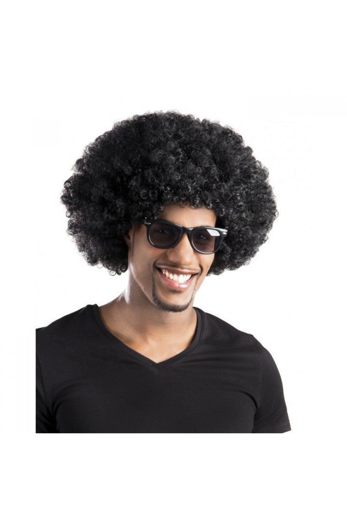 Siyah Renk Kıvırcık Afro Bonus Peruk Parti Peruğu Siyah Renk Kıvırcık Afro Bonus Peruk Parti Peruğu (Lisinya)