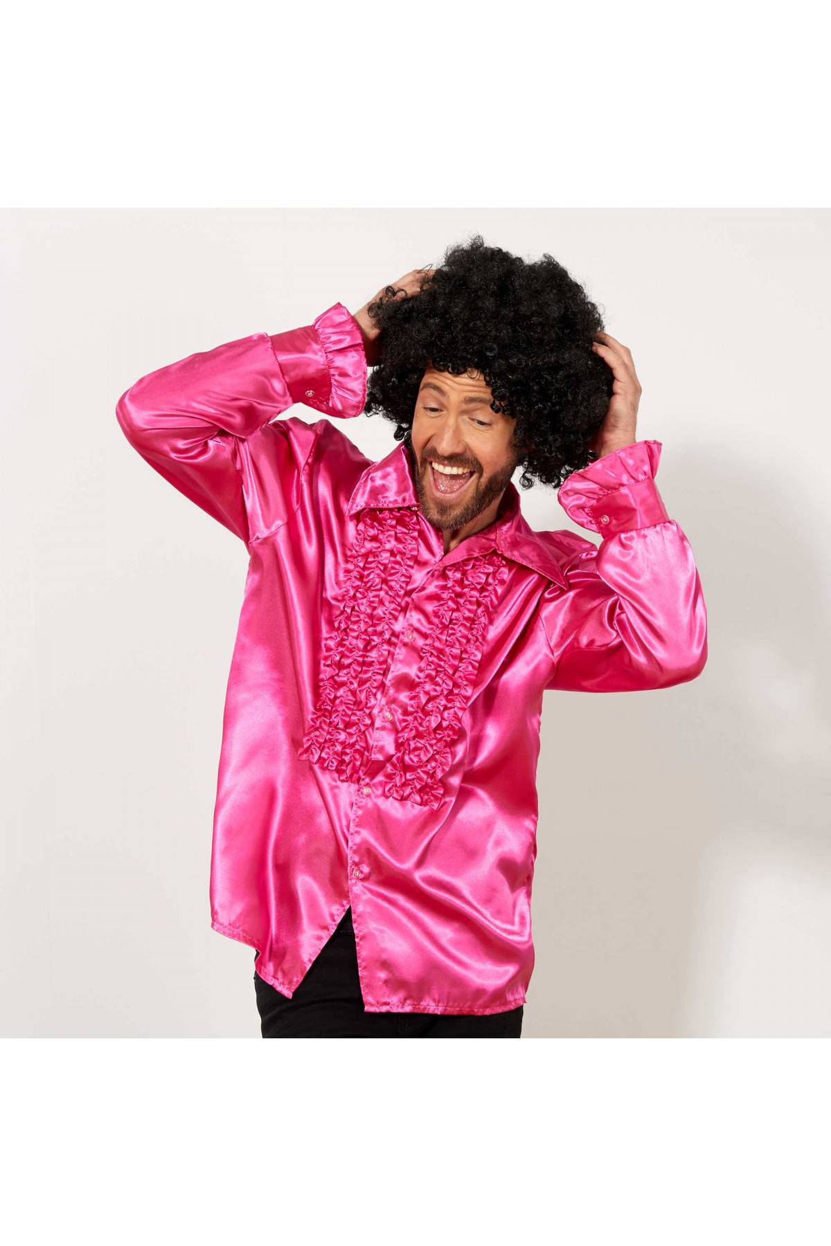 Siyah Renk Kıvırcık Afro Bonus Peruk Siyah Renk Kıvırcık Afro Bonus Peruk (Lisinya)