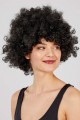 Siyah Renk Kıvırcık Afro Bonus Peruk Siyah Renk Kıvırcık Afro Bonus Peruk (Lisinya)