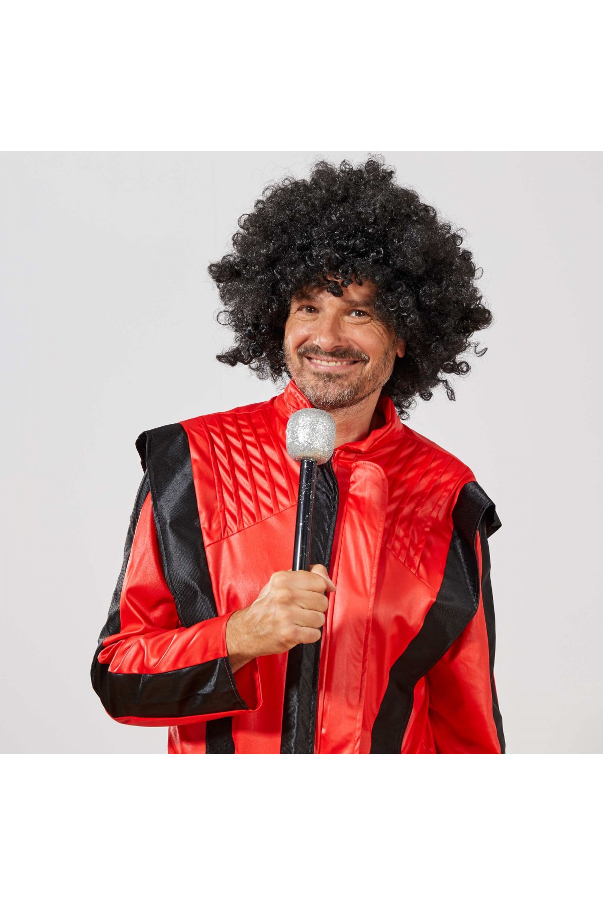 Siyah Renk Kıvırcık Afro Bonus Peruk Siyah Renk Kıvırcık Afro Bonus Peruk (Lisinya)