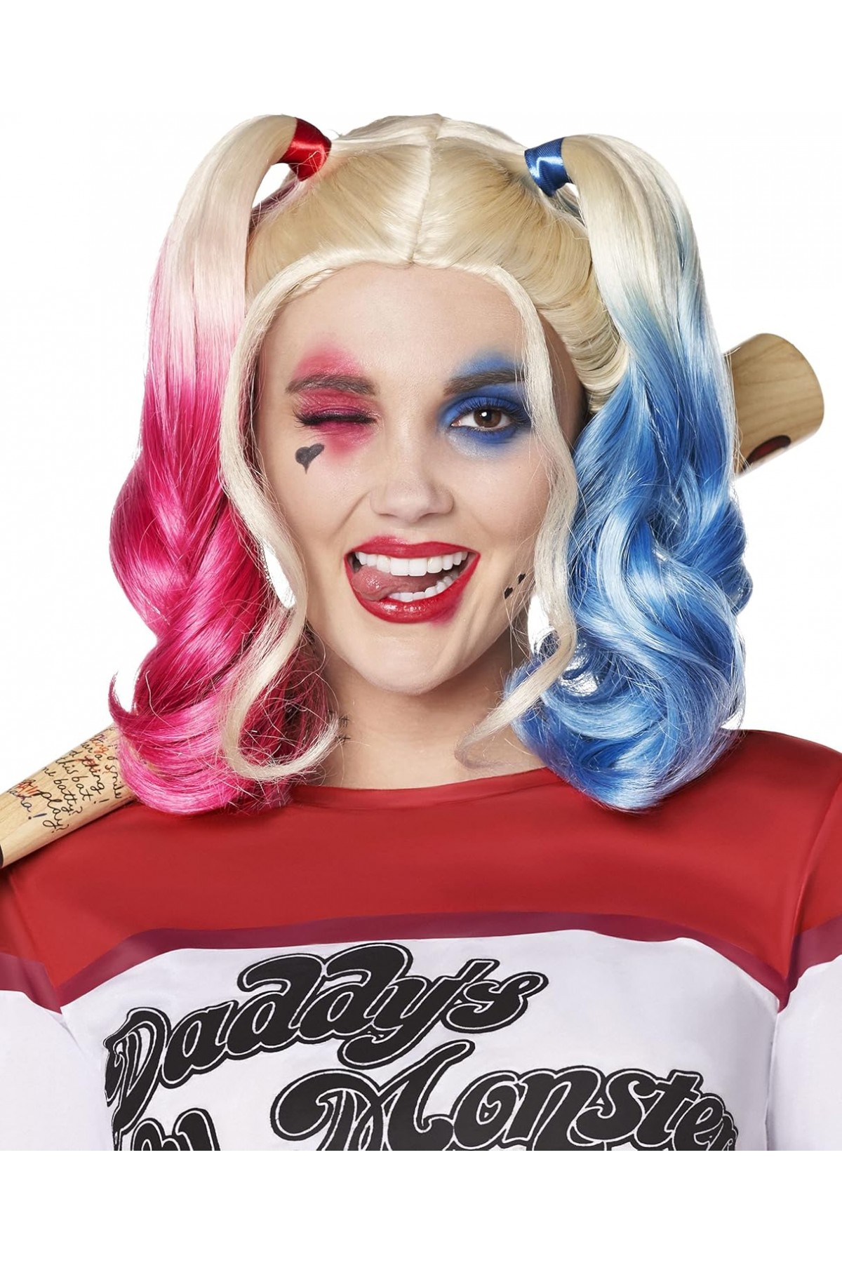 Suicide Squad Harley Quinn Kostüm Peruk Suicide Squad Harley Quinn Kostüm Peruk