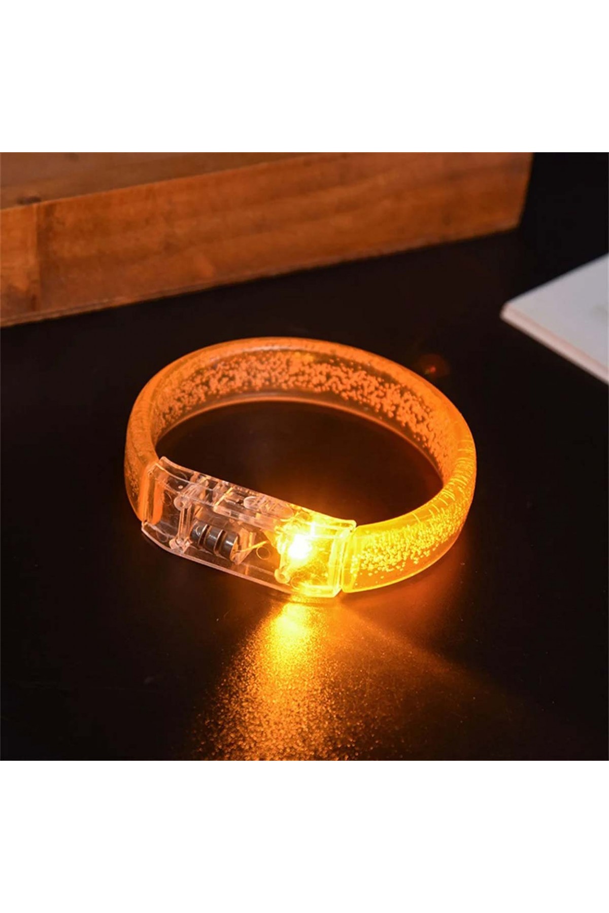 Tcu Led Işıklı Baskı Yapılabilen Pilli Bileklik Bilezik 1,5 cm Genişlik Tcu Led Işıklı Baskı Yapılabilen Pilli Bileklik Bilezik 1,5 cm Genişlik