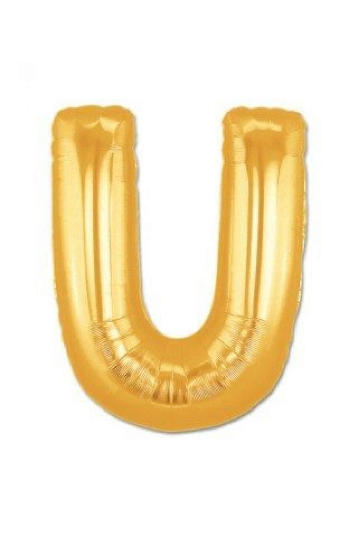 U Harf Folyo Balon Altın Renk  40 inç (Lisinya)