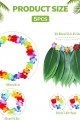 Yetişkin Hawaii Kostüm Seti - Yaprak Etek & Hawaii Set - 5 Parça Yetişkin Hawaii Kostüm Seti - Yaprak Etek & Hawaii Set - 5 Parça