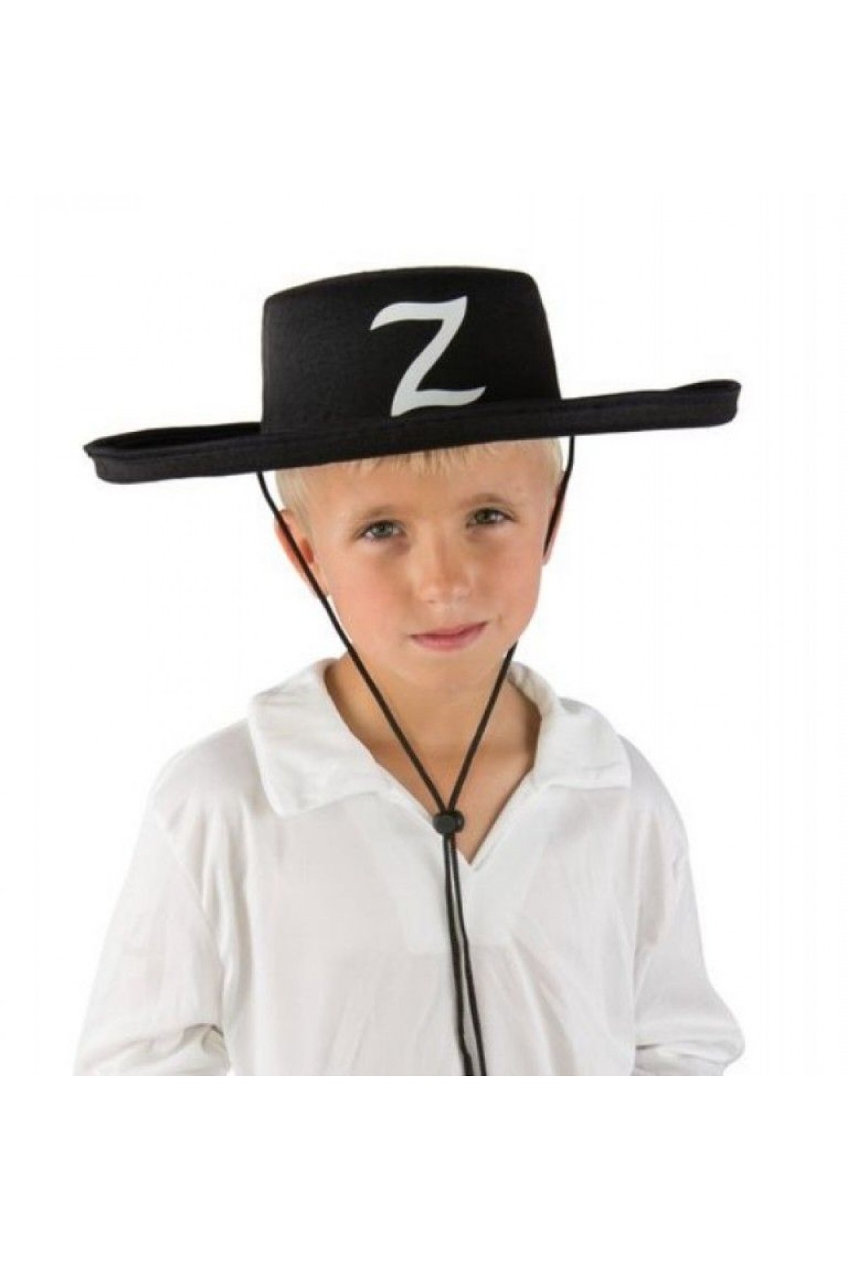 Z Logolu Çocuk Boy Bağcıklı Zorro Şapkası Z Logolu Çocuk Boy Bağcıklı Zorro Şapkası (Lisinya)