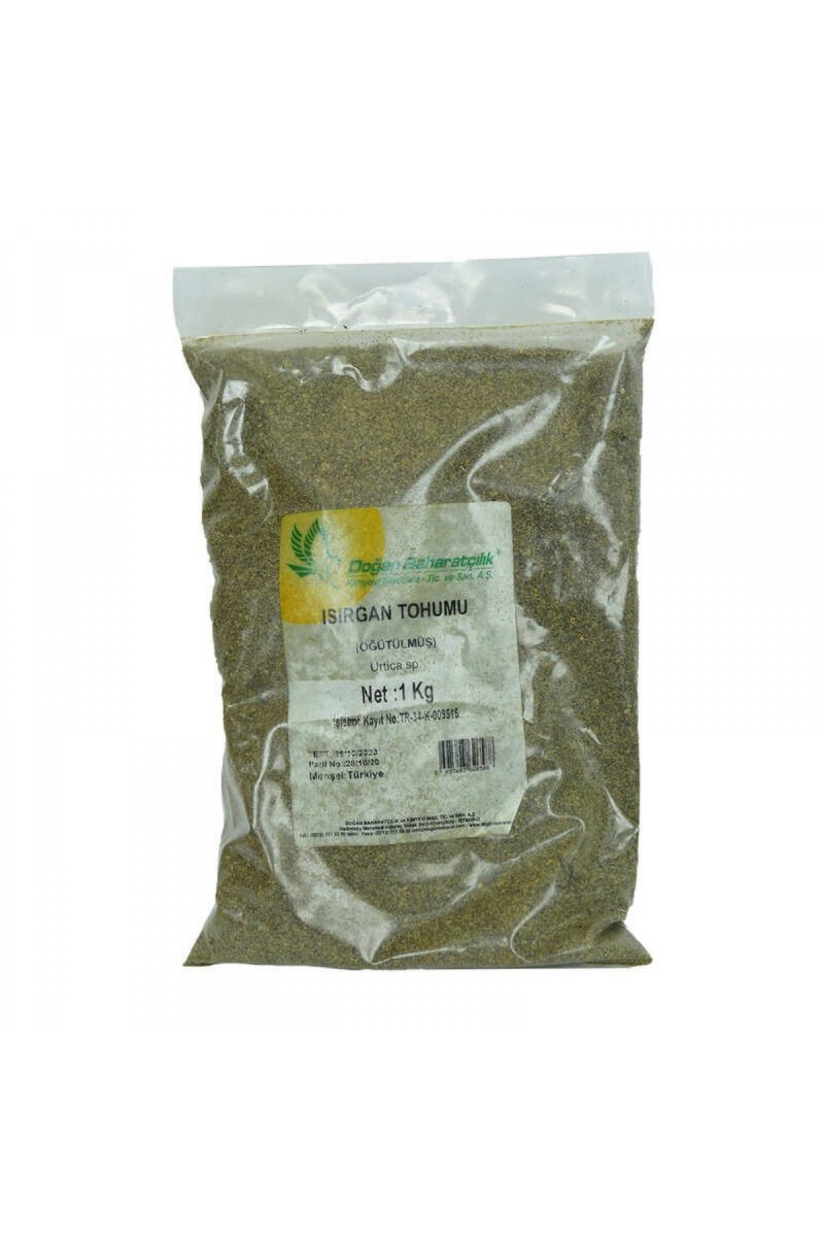 Lisinya214 Isırgan Tohumu Doğal Öğütülmüş 1000 Gr Paket