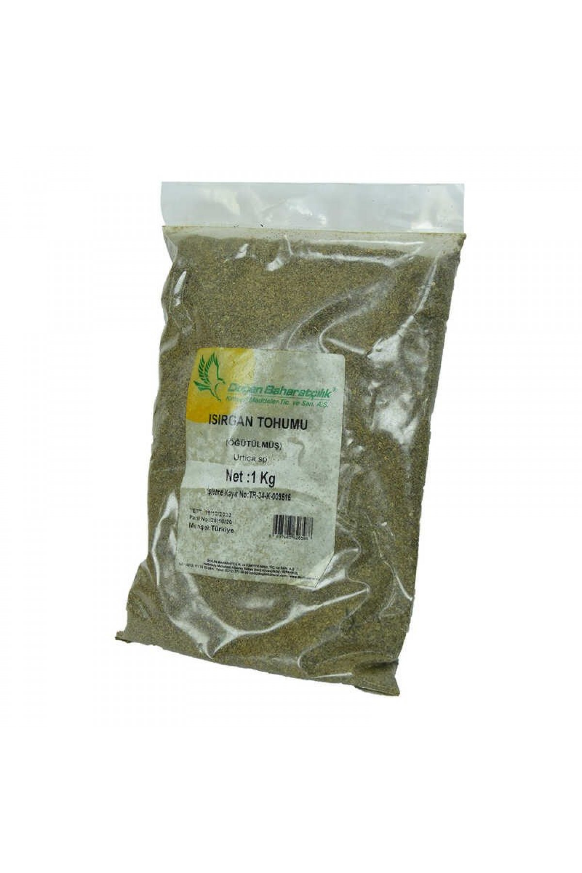Lisinya214 Isırgan Tohumu Doğal Öğütülmüş 1000 Gr Paket
