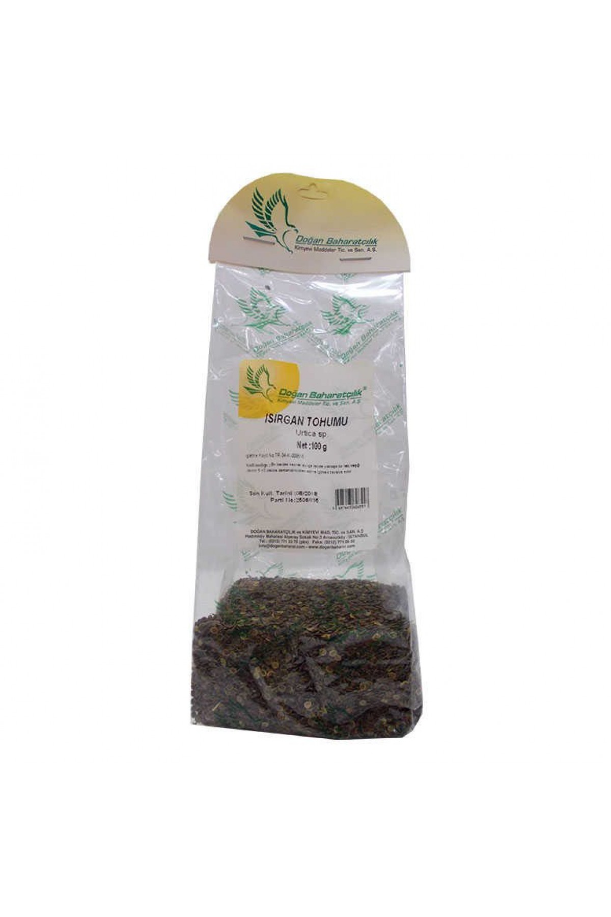 Lisinya214 Isırgan Tohumu Doğal Tane 100 Gr Paket