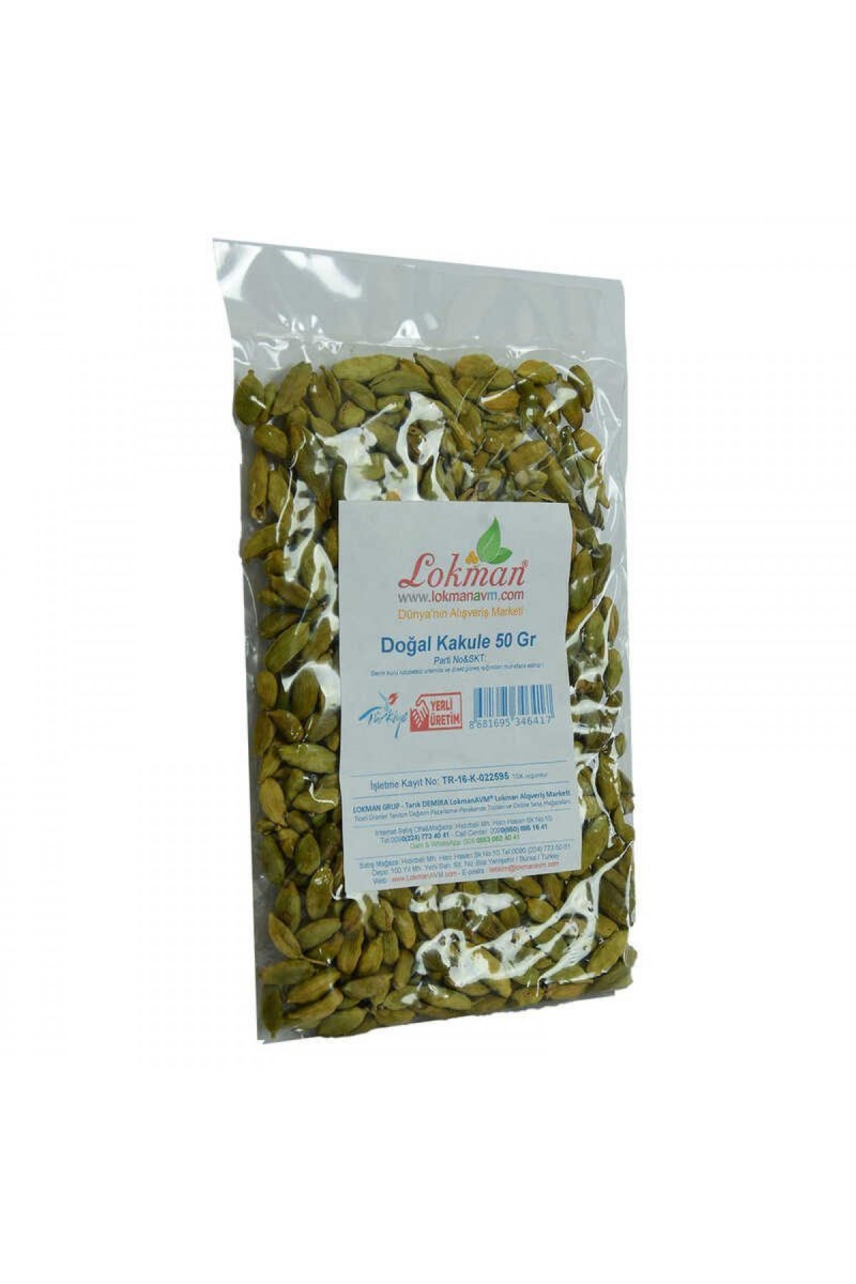 Lisinya214 Kakule Doğal 50 Gr Paket