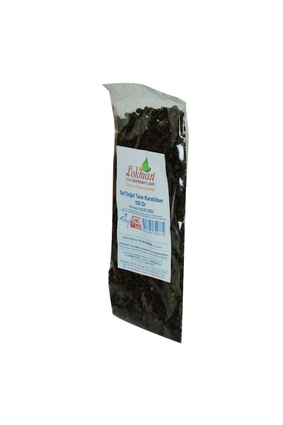 Lisinya214 Karabiber Doğal Tane Saf 100 Gr Paket