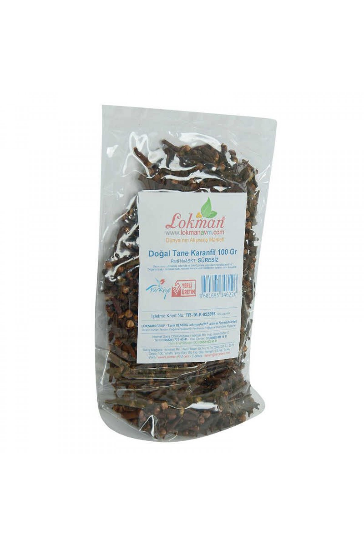 Karanfil Doğal Tane 100 Gr Paket Lisinya214 Karanfil Doğal Tane 100 Gr Paket