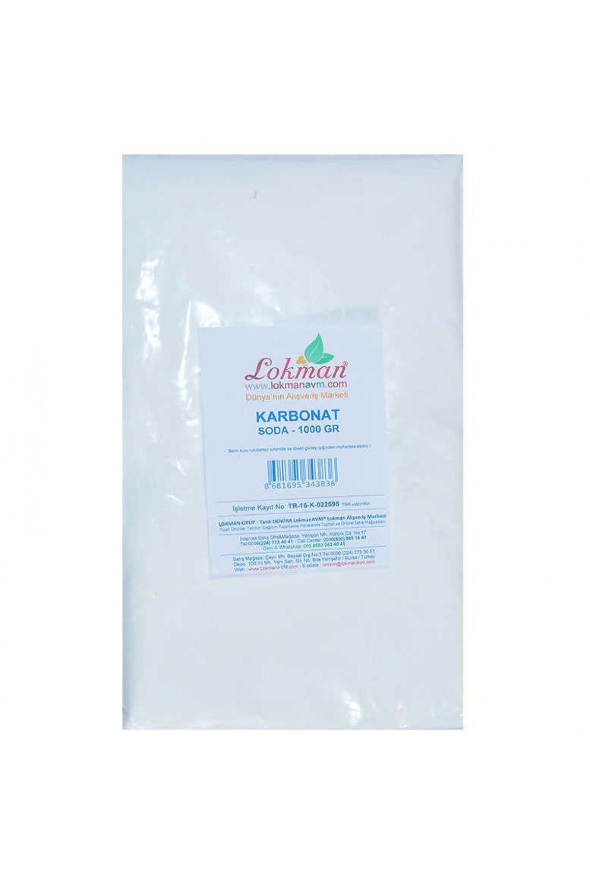 Lisinya214 Karbonat Soda 1000 Gr Pkt